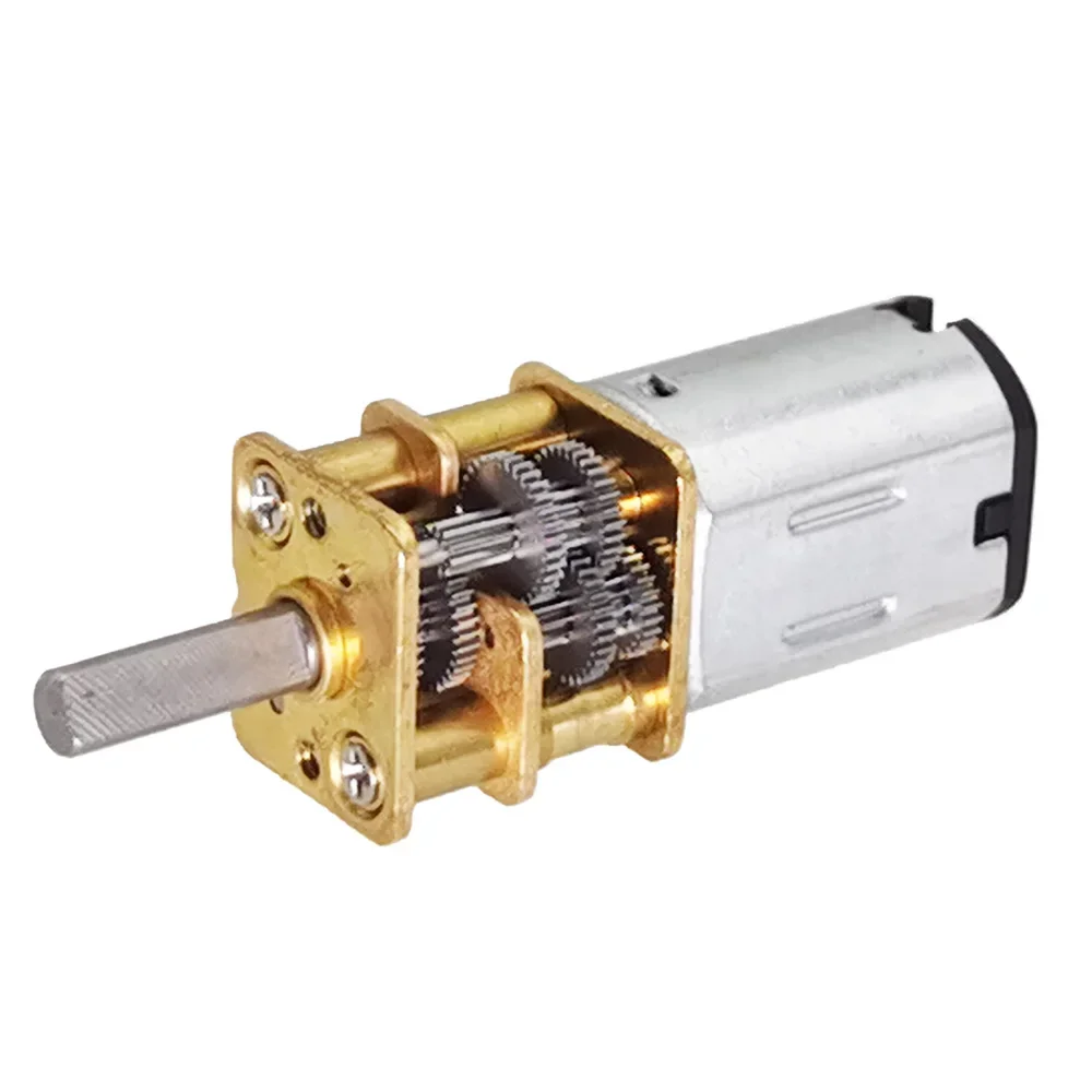 N20 DC 12V (9V) N20 Miniature Micro Metal Gear Motor with Gearwheel Low Speed DC Motor 30/100/200/300/500/1000/1500/2000/4000RPM