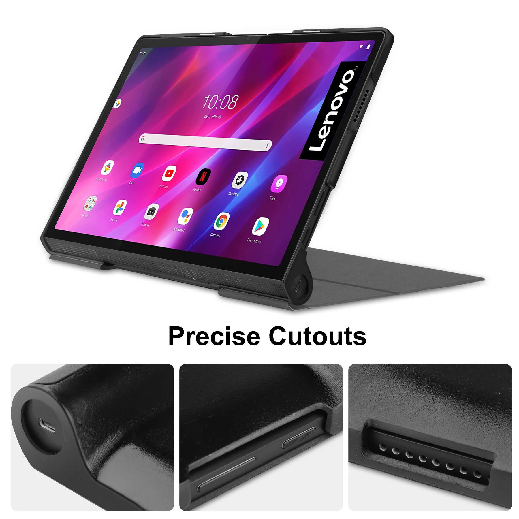 Casing pelindung mewah kulit PU untuk Lenovo Yoga Tab 11 YT-J706F untuk Lenovo Yoga Pad Pro 13 K606F sampul bisnis Funda Shell