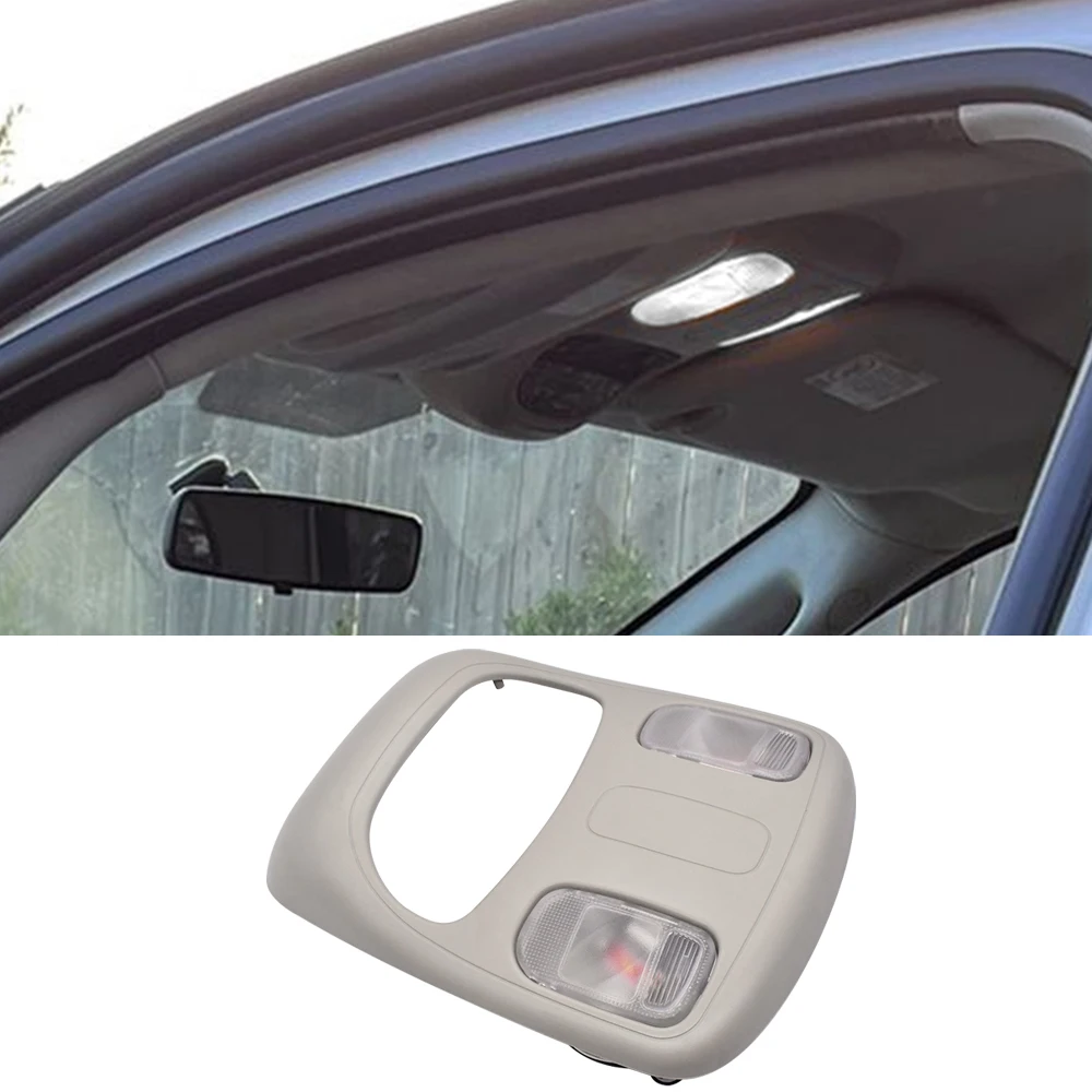 

For Dodge Ram 1500 2500 3500 4500 5500 2006-2010 LED Overhead Console Dome Interior Roof Read Light LED/Halogen Bulb 1DK78BD1AA