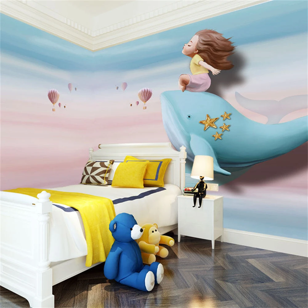 Custom photo wallpaper 3D stereo underwater world wallpapers living children's room background mural wall paper home decorations
