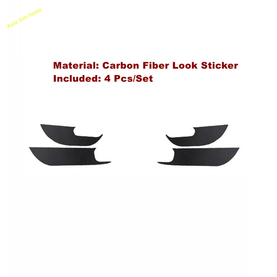 

Inner Door Waterproof Anti-dirty Protector Pad Scratchproof Film Carbon Fiber Stickers For TOYOTA RAV4 RAV 4 XA50 2019 - 2024
