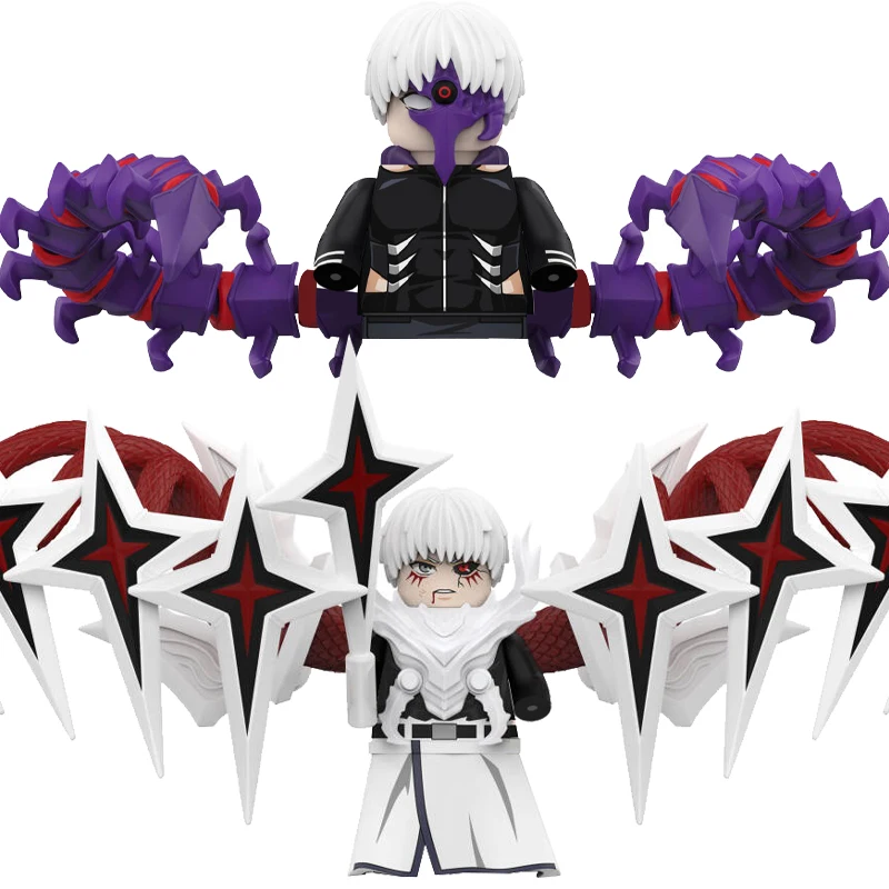 جديد أنيمي الشكل Kaneki كين السيف المقدس حريش نماذج الاطفال اللعب اللبنات هدية الكريسماس بنين بنات Moc juguetes 2026 #6