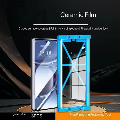 3Pcs For Samsung Galaxy S25 S24 S23 S22 Ultra S21 S20 S10 S9 PLUS Note 20 10 9 8 Screen Protector with Kit ,Not Tempered Glass