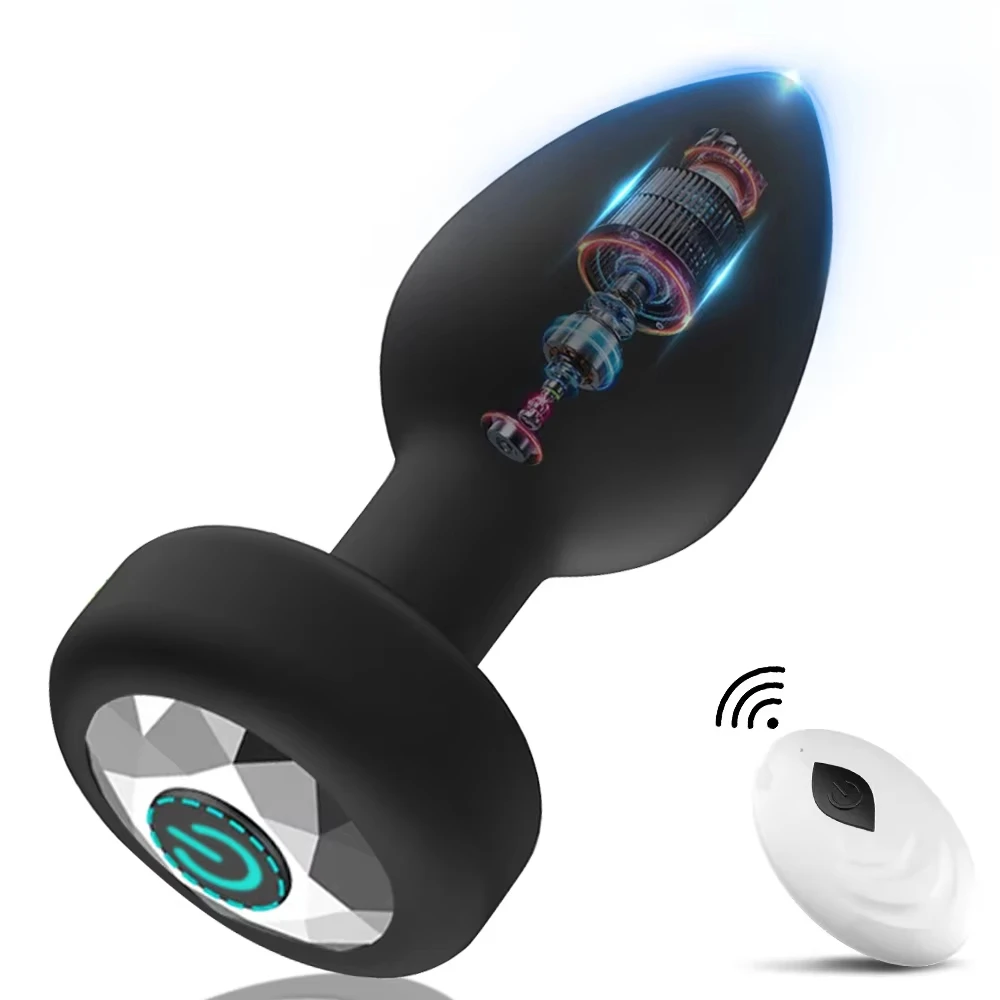 Mini Vibrador Anal con Control Remoto Inalámbrico, Masajeador de Próstata, Juguete Sexual para Adultos, Mujeres, Hombres y Gays