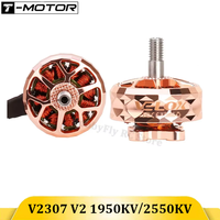 T-Motor VELOX VELOCE V2307 V2 1950/2550KV Brushless Motor - 4mm Titanium Shaft for 5in FPV Racing & Freestyle Drones