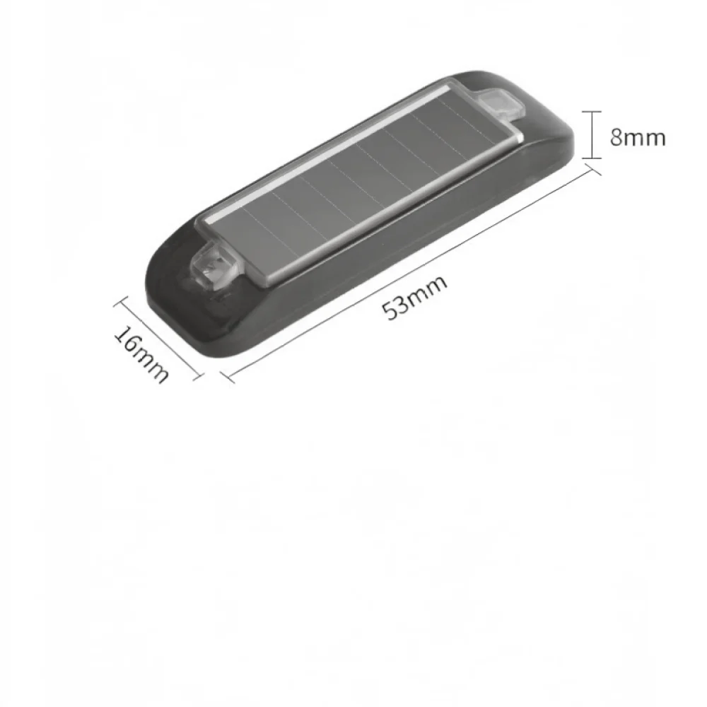 Wireless Solar Car Warning Strobe Light Vibration Activated Anti Collision LED Signal Lamp For Vehicle Auto Motorcycle