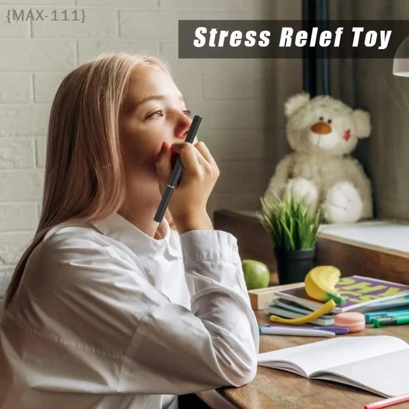 【F2-MAX111】Magnetic Carbon Fiber EDC Fidget Spinner Stick - Three-Section Rotating Stress Relief Toy for Adults Creative Gift