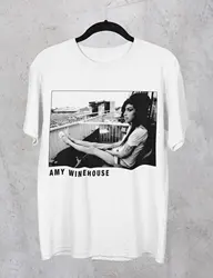 Amy Winehouse T Shirt for Fans Back To Black You Know I'm no Good Music Lovers Crewneck Soul Singer