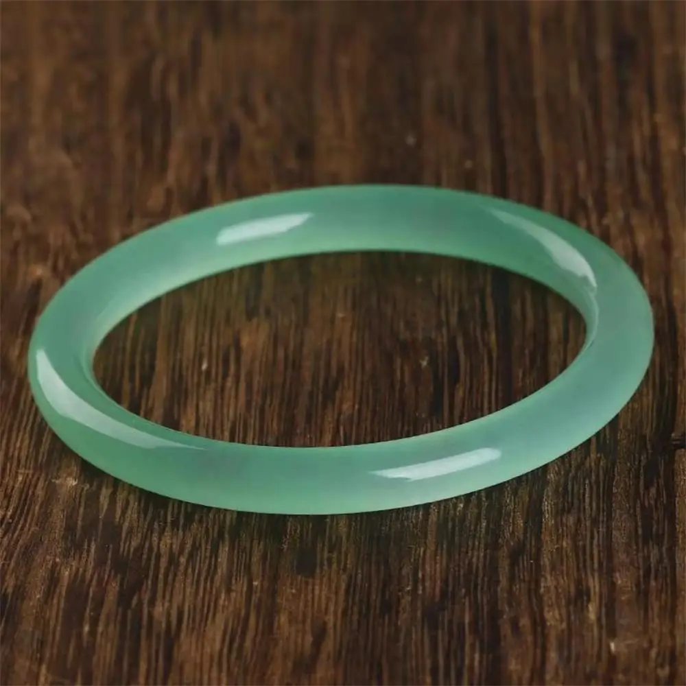 Braccialetto verde chiaro di giada di quarzite di ghiaccio naturale di alta qualità squisito elegante gioielli di moda di qualità di lusso regalo di festa Souvenir