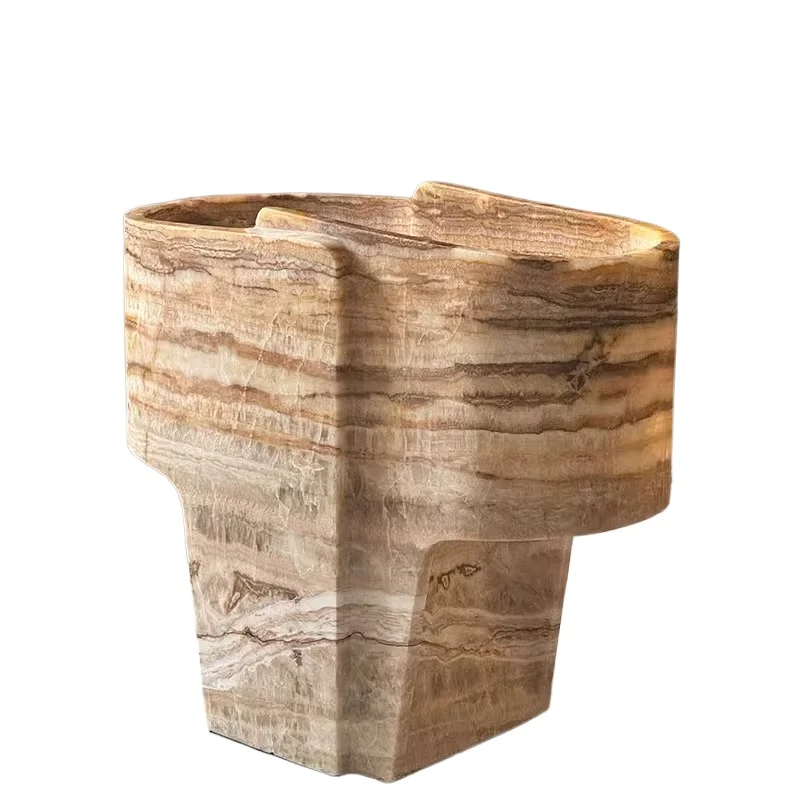 European-style natural jade table lamp, Nordic light luxury villa bed and breakfast hotel bedroom marble decorative