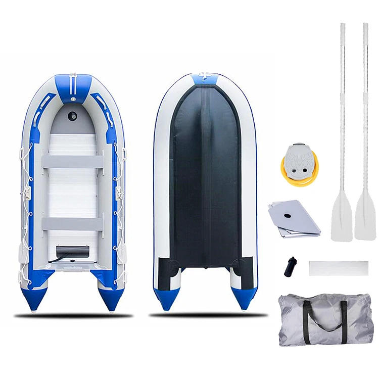 Bote Inflable Rígido de PVC de 6m, Dinghy, Bote Neumático, Bote de Hypalon, Perahu Karet