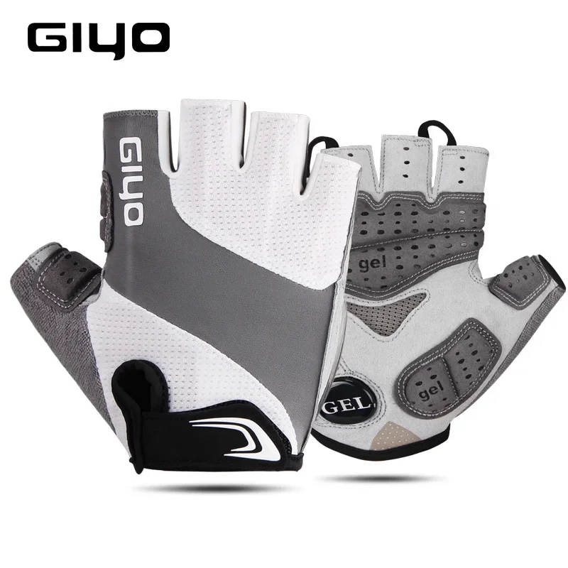 GIYO S-10 Newest Summer MTB Bike Half Finger Cycling Glove Bicycle Breathable Shock Absorbing Sport Gloves Antiskid