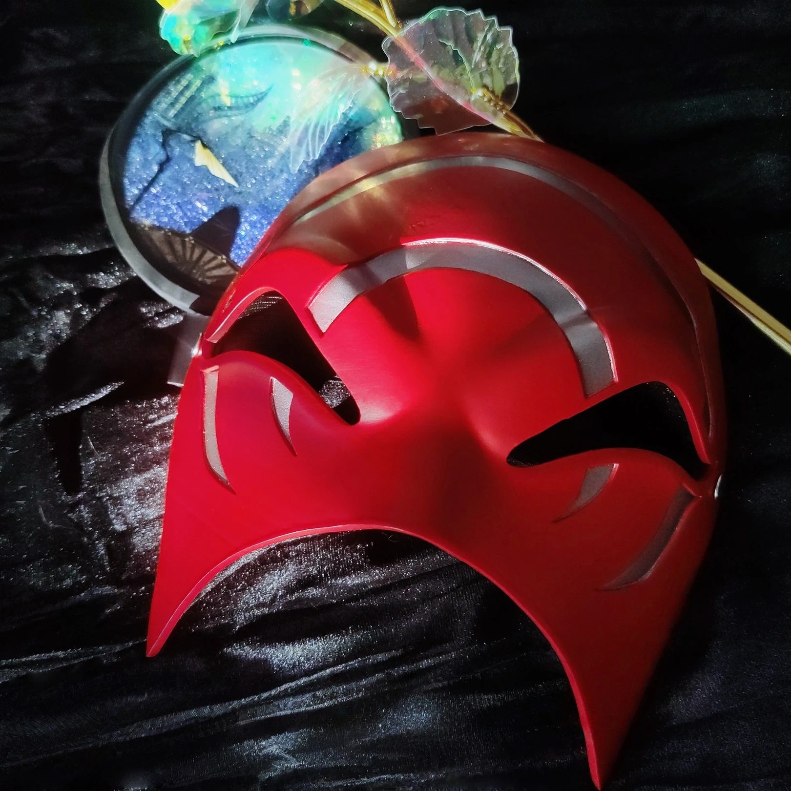

Games Fantasy XIV Endwalker Venat Masks Wigs Hairs Caps Halloween For Men Women Props Cosplay Embroidery Final Emet Selch Cos