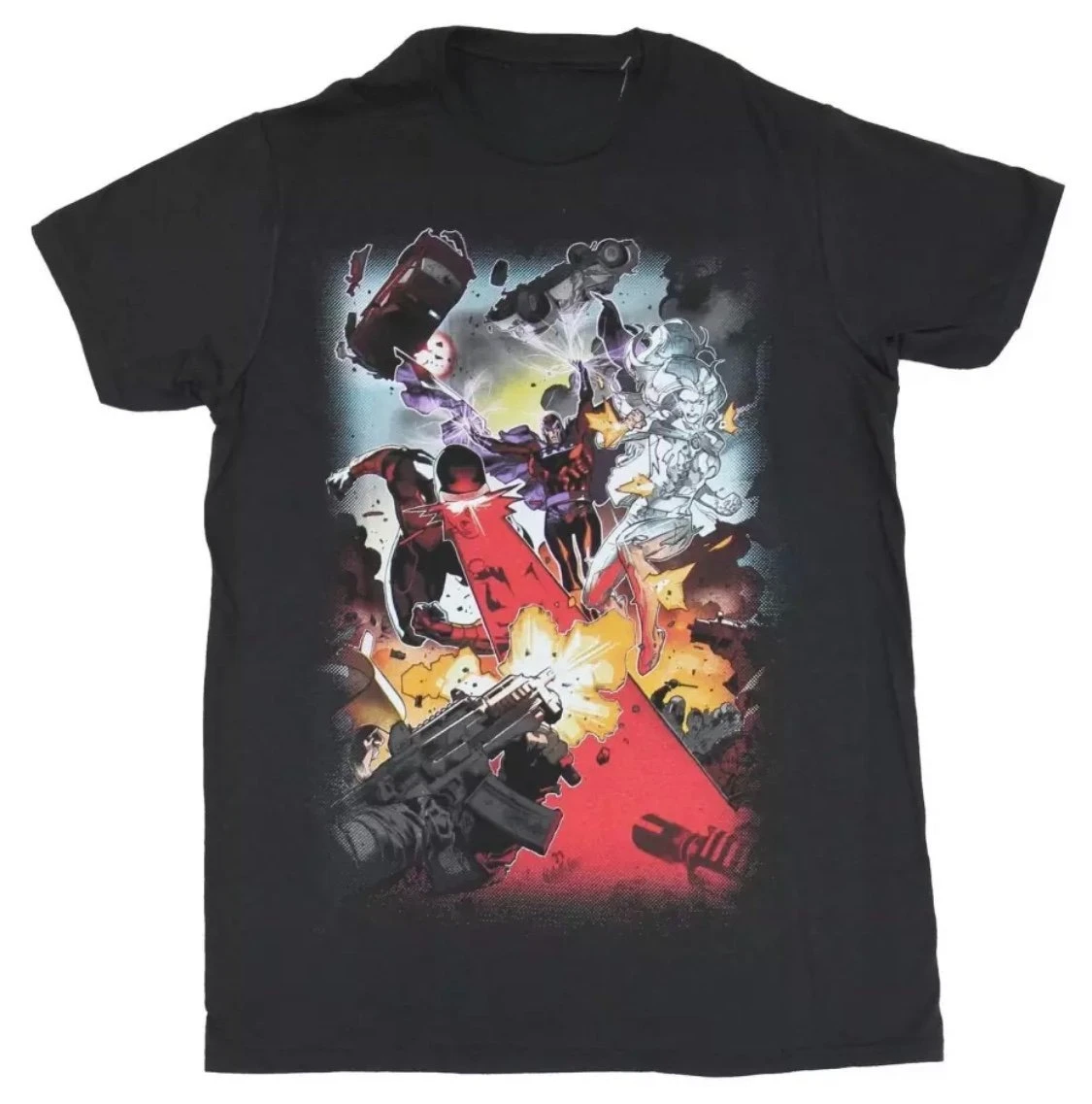 تي شيرت صيفي رائج البيع مطبوع عليه Marvel Magneto، تي شيرت برقبة دائرية وأكمام قصيرة للرجال والنساء