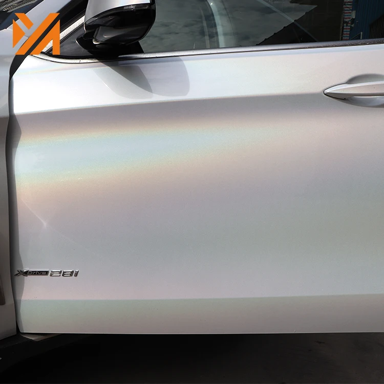 ฟิล์มไวนิลหุ้มรถยนต์แบบโฮโลแกรม ขนาด 1.52x18 เมตร แบบม้วน พร้อมระบบไล่อากาศ