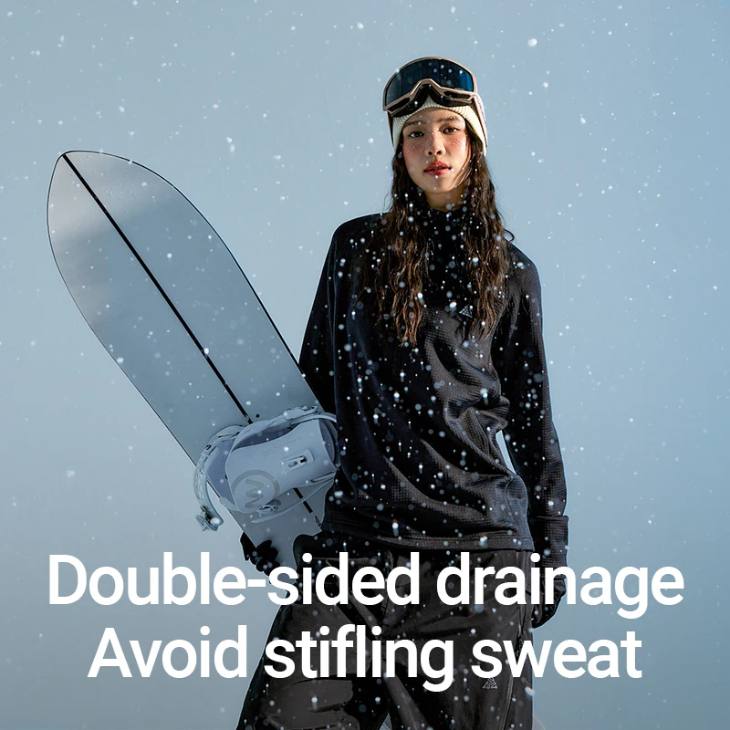 Snowboard Ski suit fleece liner Women's breathable moisture removal jacket liner Men's fleece jacket