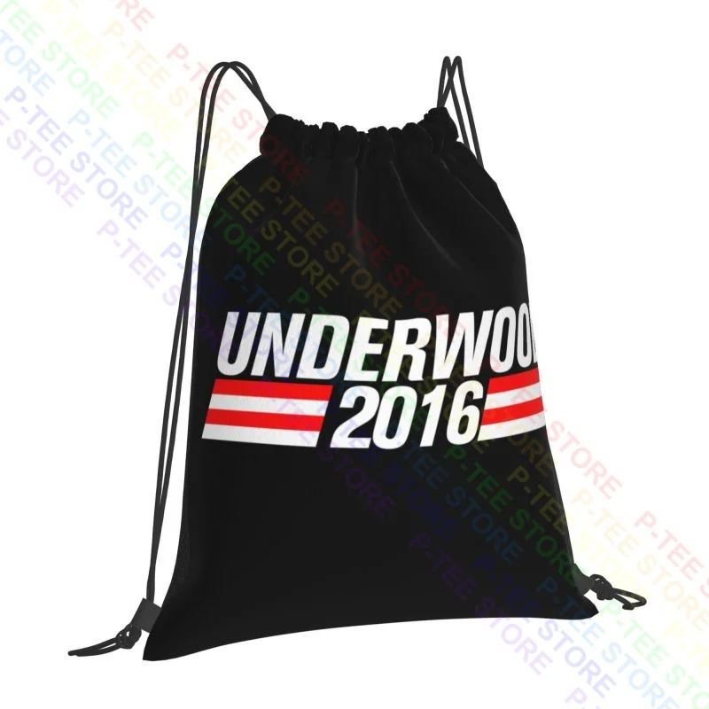 House Of Cards Underwood 2016 Presidential Elections Campaign Drawstring Bags Gym Bag Vintage Gymnast Bag