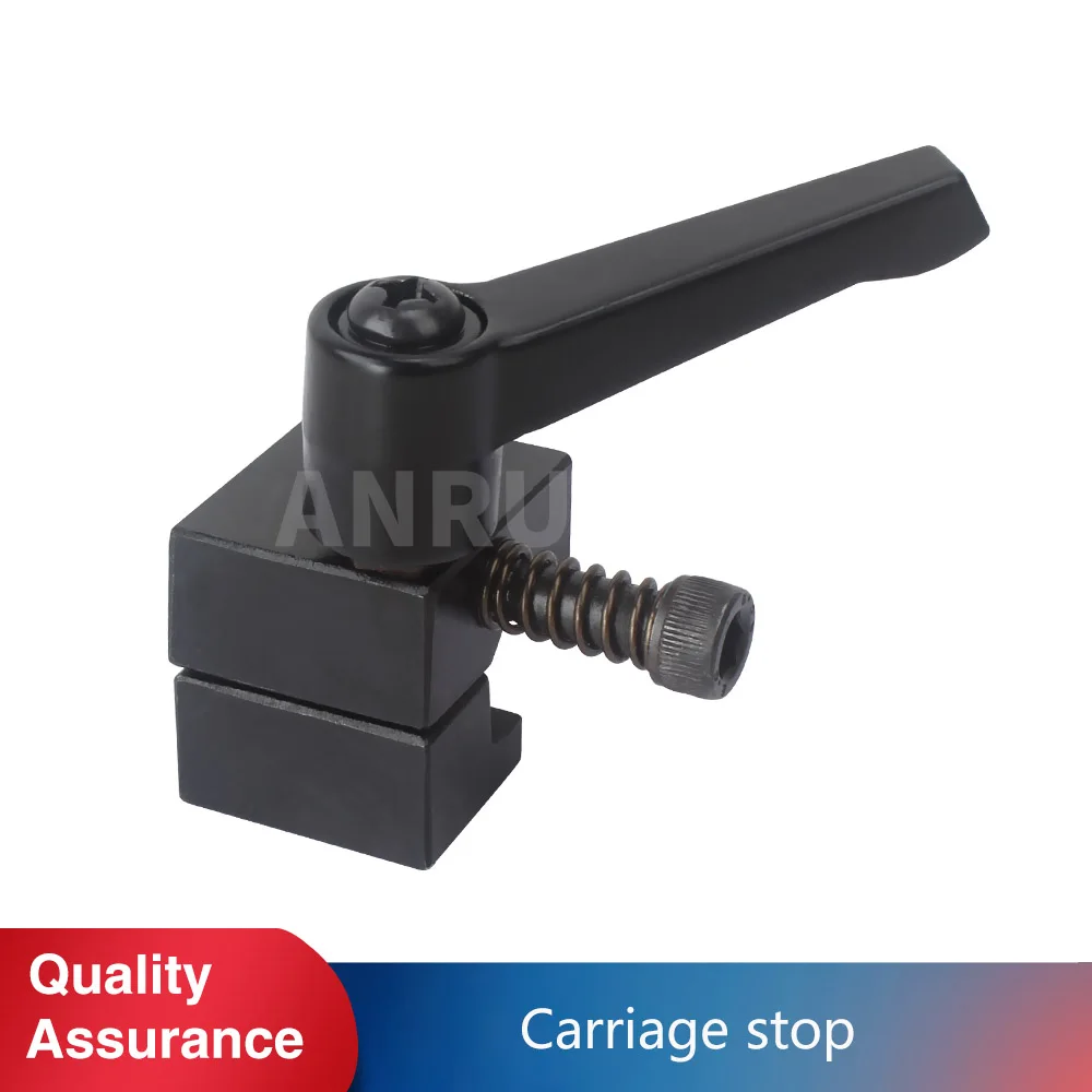 50mm Carriage Stop With Lever Limiting Stopper SIEG C2/C3/SC2/CJ0618/CX704&Grizzly G8688/G0765 /JET BD-6/BD-7/BD-X7 S/N:10182