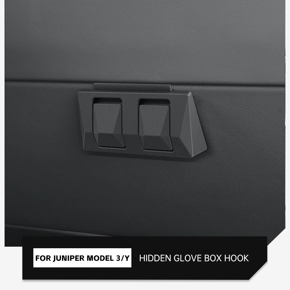 

Car Glove Box Hook For Tesla Model YJuniper 2025 2026 Model 3 Highland 2024 2025 2026 Hanging Storage Hooks Interior Accessories