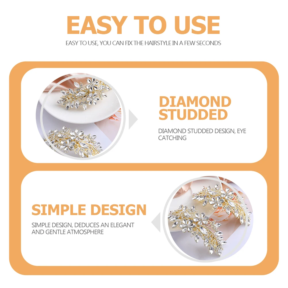 

Заколка для волос со стразами и цветком, весенний стиль, элегантный женский аксессуар для волос, идеально подходящий для праздника, свадьбы, вечеринки, заколка со стразами