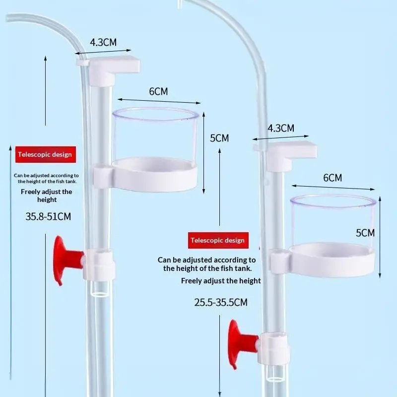 【G】1 Set Luftdruck-Toilette, Aquarium, Fäkalien-Saugwerkzeug, Wasserkreislaufsystem, Fischkot-Reinigungswerkzeug, Spezialhocker – Detail 7