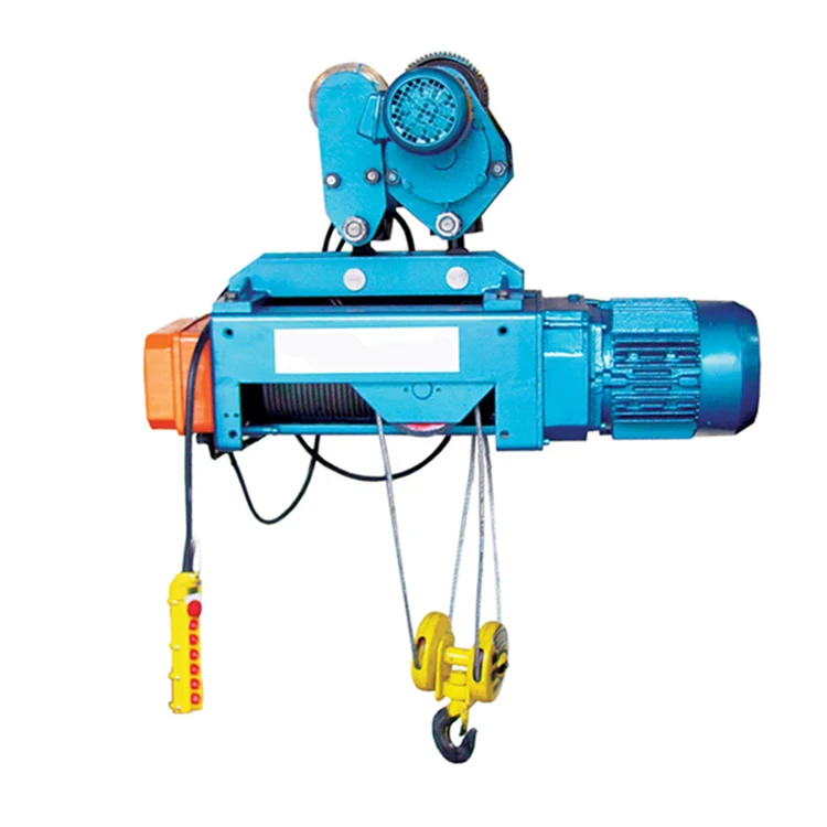 Small Electric Wire Rope Hoist 1 Ton 5 Ton With Wireless Remote Control