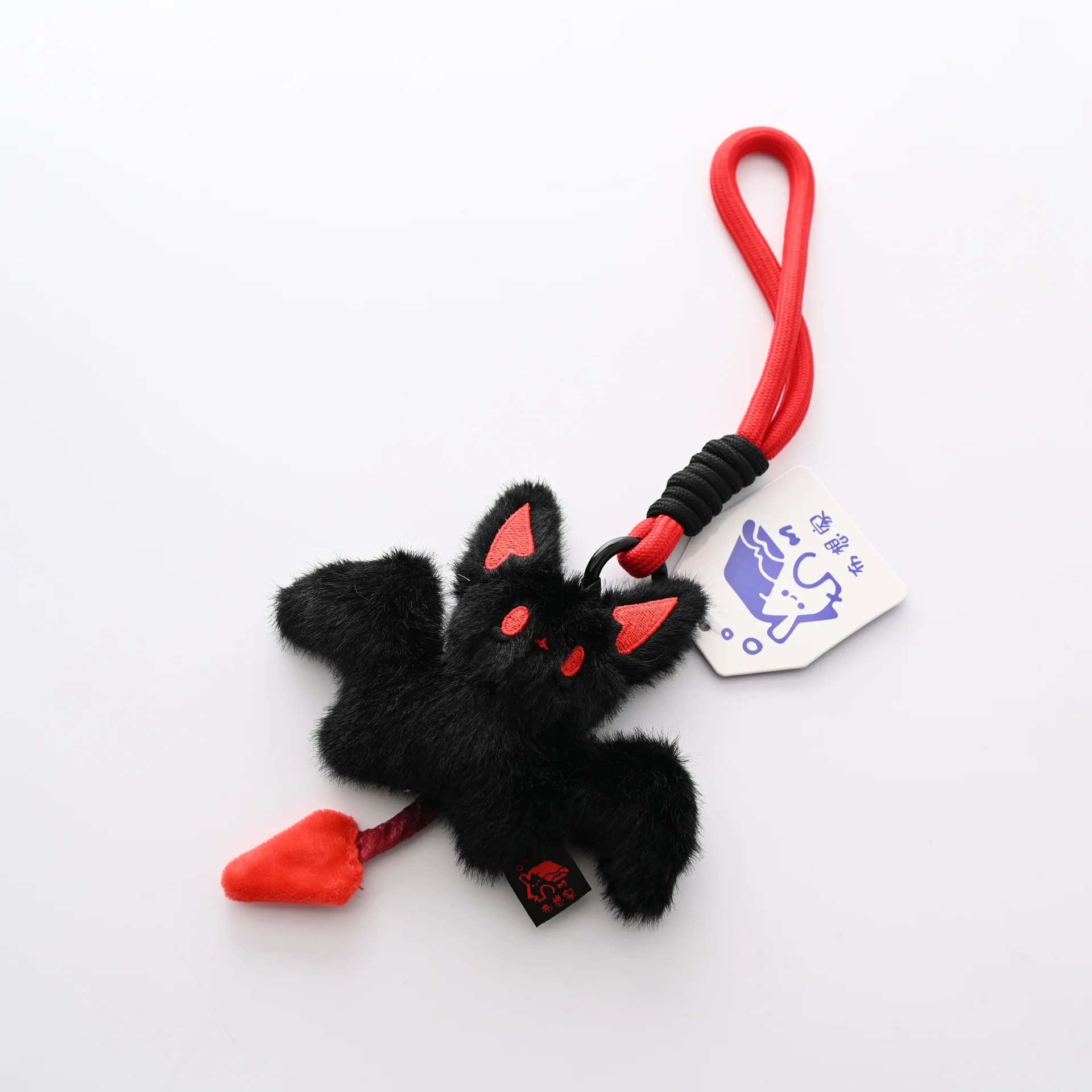

Simulation Bat Rabbit Plush Doll Pendant Cartoon Cute Bat Bunny Plush Stuffed Doll Bag Decoration Pendant Halloween Gift