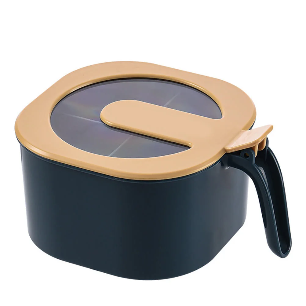 

1Pcs Kitchen Salt Container Seasoning Storage Box Condiment Holder Space Saving Spice Box for Cooking Condiment Holder