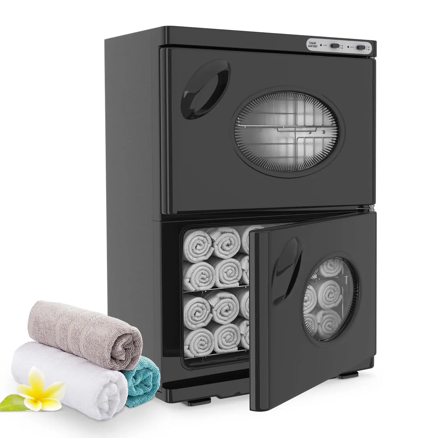 高温加熱滅菌キャビネット 新型二層式タオル消毒機 家庭用ケア・美容・パーソナルケア向け