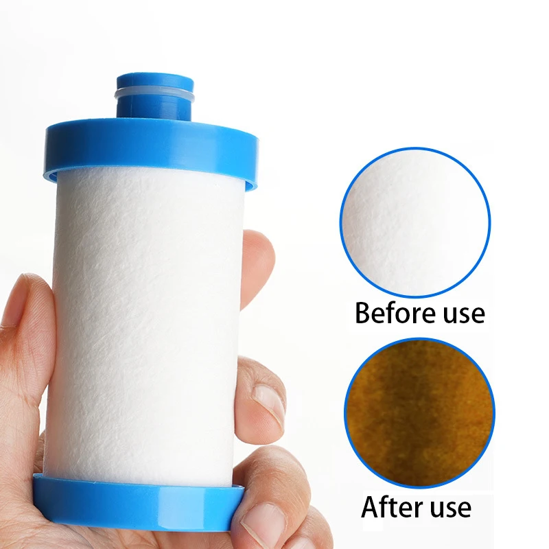 Shower Head Filter for Hard Water - 5 Replacement Cartridges -20 Stage - Water Softener To Remove Chlorine and Fluoride