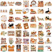 50/100PCS Cartoon Autumn Season Bookworm Graffiti Stickers Decoration Guitar Notebook Luggage DIY Waterproof 2