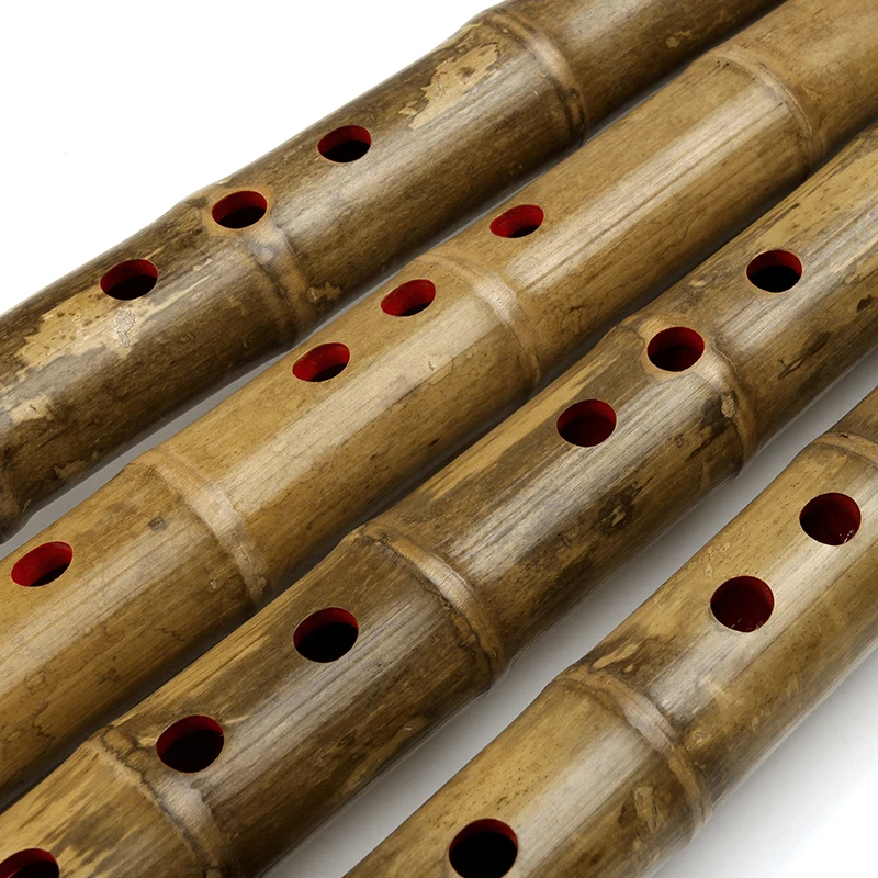 Right Handed Vertical Bamboo Flute Key G Brown Musical Instruments Traditional Chinese Handmade Woodwind Instrument Xiao
