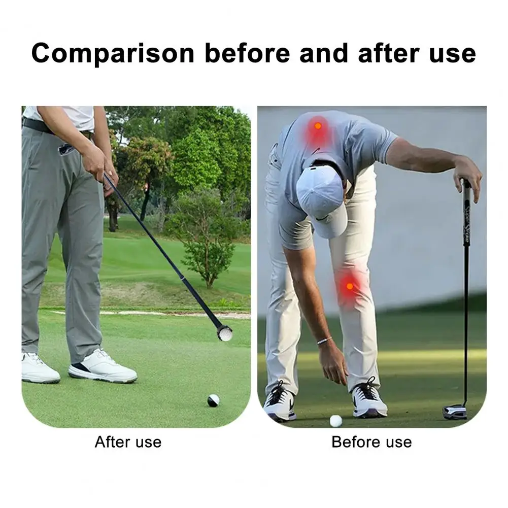 Putter Golf Ball Retriever Easy Install Golf Ball Retriever 1/2/3pcs Golf Ball Retriever Set 3-prong Pick-up Claw Tool for Men