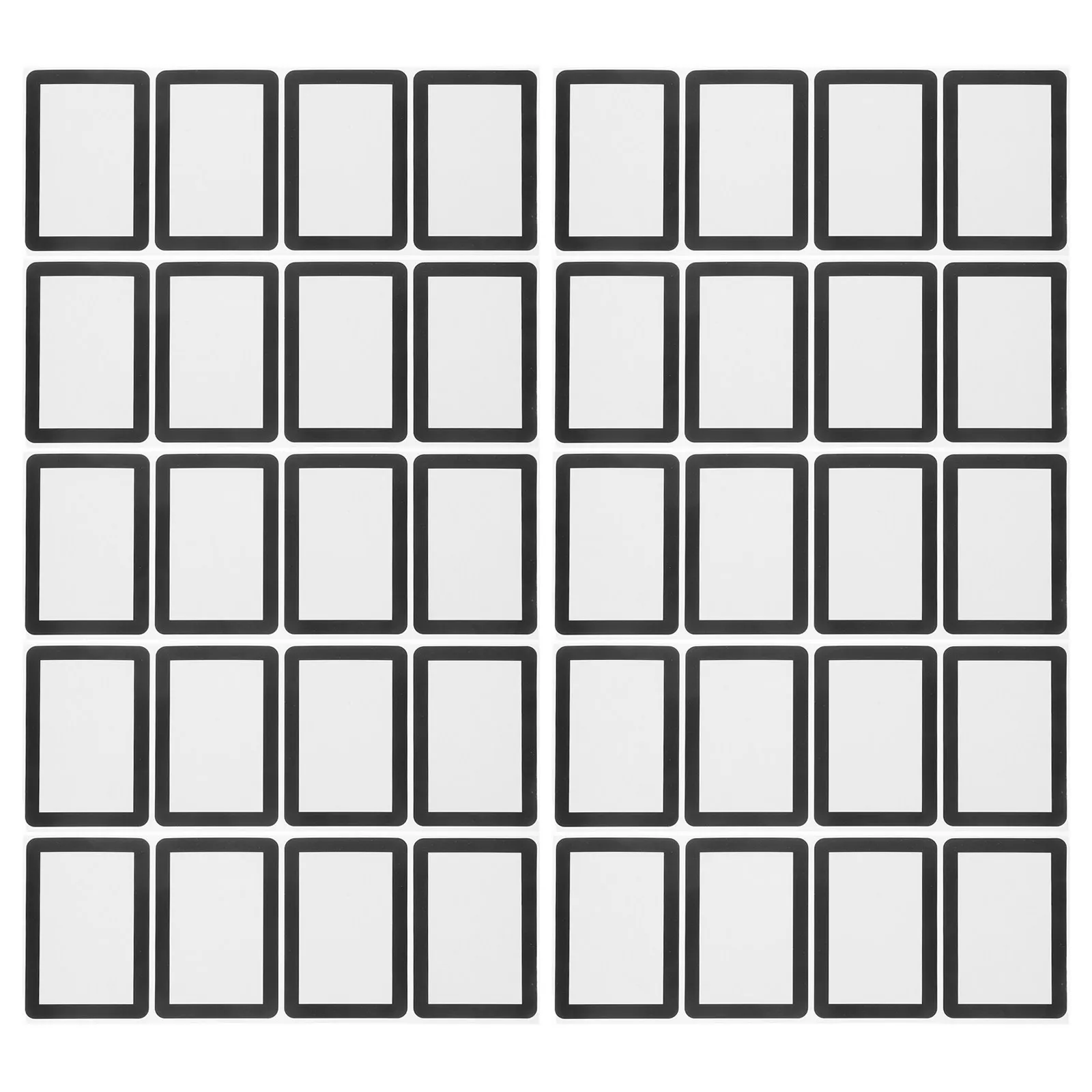 

60Pcs Border Name Labels for Kids School Supplies Adhesive Sticker Tabs Name Stickers Simple Office Classroom Organizer