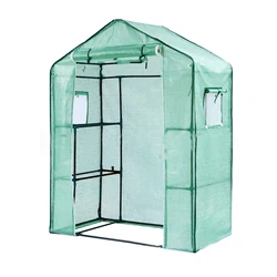 Walk In Greenhouse Cover ，Large Greenhouse, Garden Green House,PE Growhouse Cover - 143x73x195cm COVER ONLY