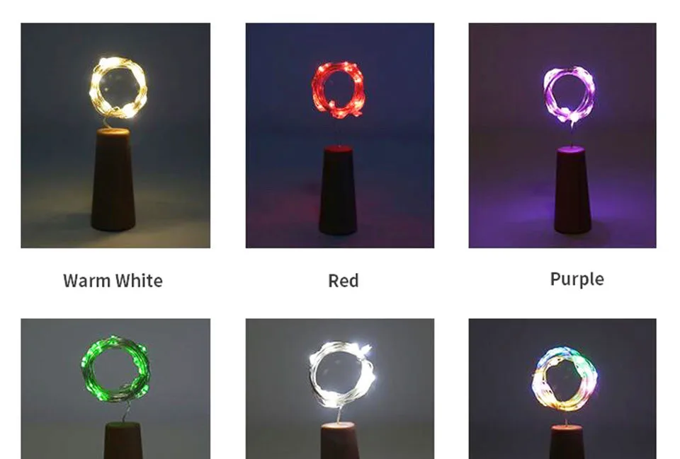 LED Wine Bottle Lights with Cork,1/2/3M Cork Lights Fairy Mini String Lights for Liquor Bottles Crafts Party Wedding Decoration