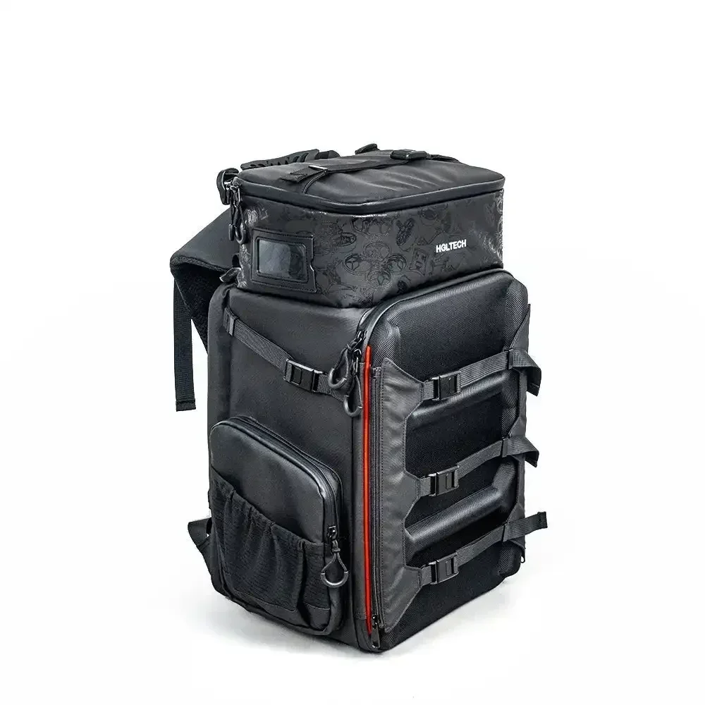 HGLRC 33.5L Backpack Set - Waterproof, with Rain Cover, Waist Bag, Accessory Pouch, for FPV Drones & Outdoor Travel