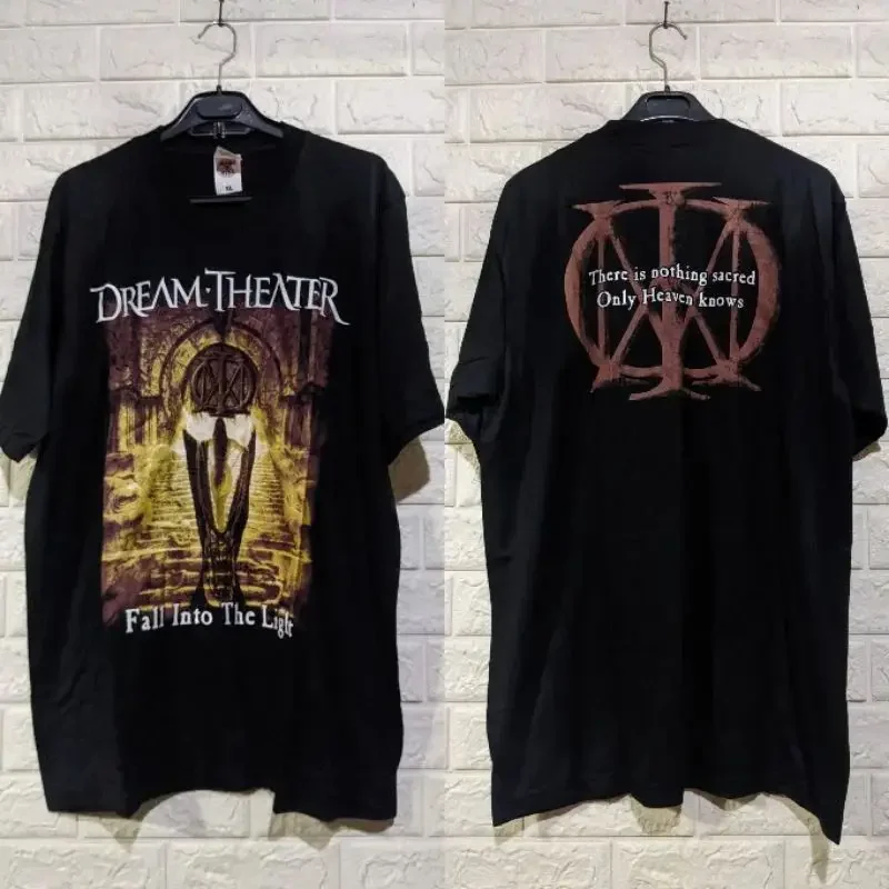 The Kaos Band Tee Dream Theater Has Been Transformed Into Short-sleeved Rock Punk Street Print Tops Casual Loose Tops Unisex
