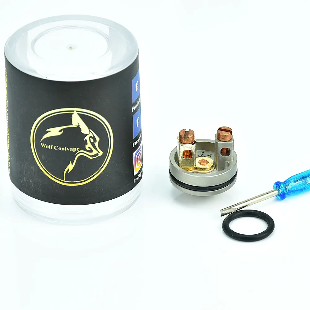 Wolfcoolvape ベイプデッキ Avid Lyfe VP 2 ポスト SS 20mm デッキ Avid Lyfe ModFather キャップ用