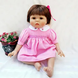 Reborn Baby Puppe Kleidung 50-55cm Wiedergeburt Rag Doll Kleidung 20-22 Zoll Simulation Baby Puppe Zubehör mädchen Spielen Haus Spielzeug