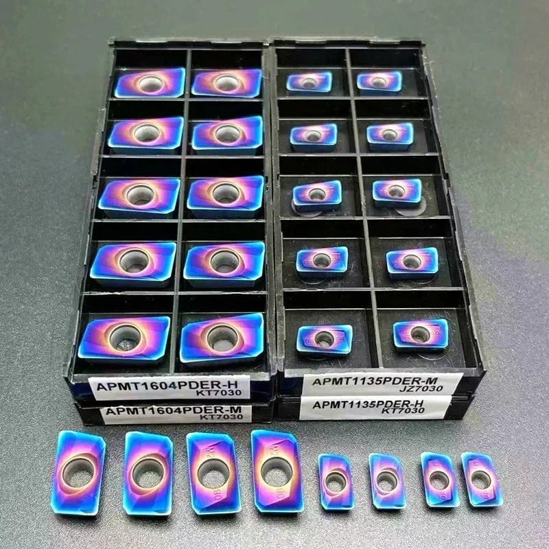 ZERUI كربيد إدراج APMT APKT APMT1135 APMT1604 PDER M2 H2 طحن إدراج CNC 300R 400R صلابة عالية الملونة طحن إدراج