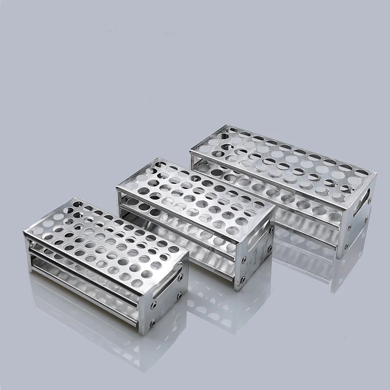 Laboratory Centrifuge Test Tube Rack Aluminum Test Tubes Rack Multifunctional Test Tube Holder Laboratory supplies, 1piece