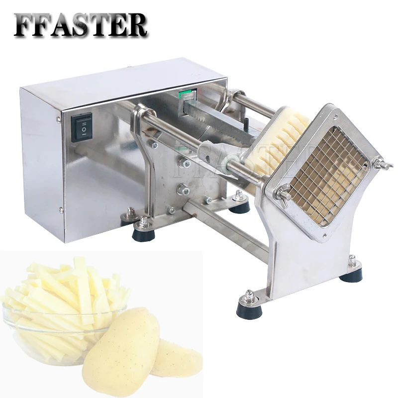 

Electric French Fry Cutter Professional Commercial and Household French Fries Cutter Potato Slicer