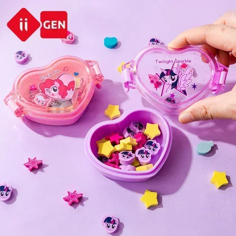 Genuine Iigen My Little Pony Eraser New Fun Cartoon Creative Study Stationery Children Prize Girls Cute Christmas Birthday Gift