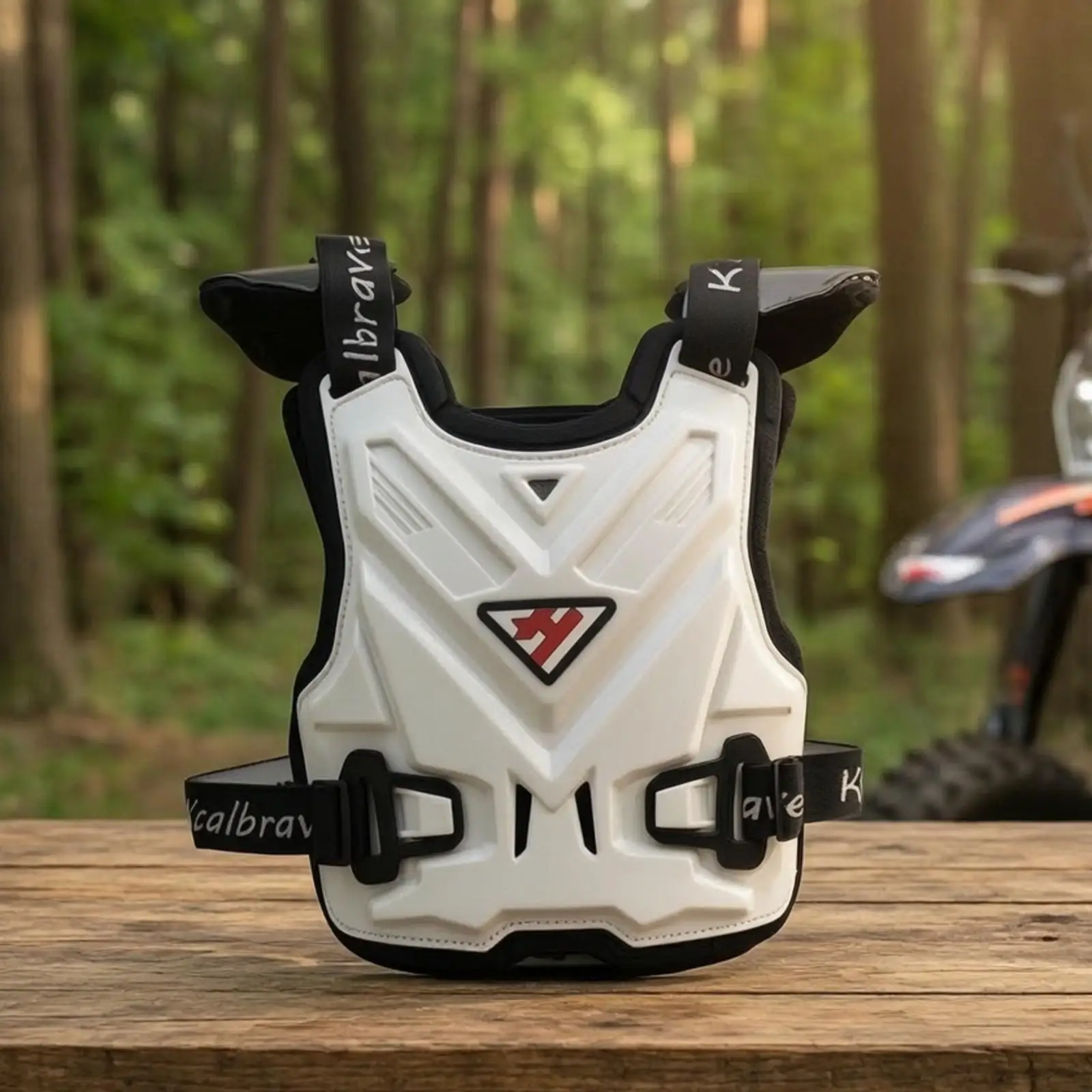Motorcycle Chest Protector Ventilated Riding Chest Guard with Shoulder Coverage Dirt Bike Breathable for Adult Riders