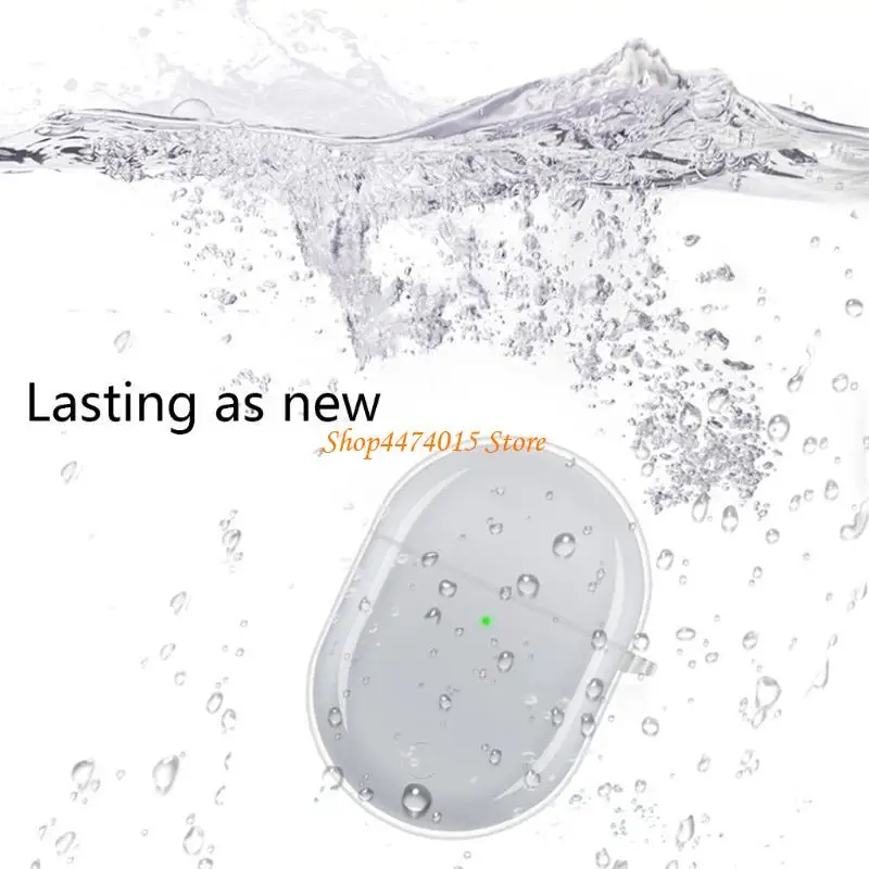 K1AA لغطاء العلبة مع سلسلة المفاتيح لـ Redmi Airdots 3 Earbuds ، TPU الشفافة