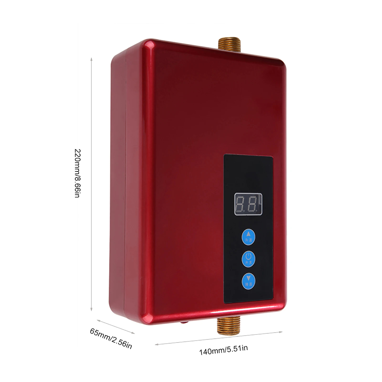 220V 5.5KW Mini Instant Electric Water Heater Tankless Shower Hot Water System Kitchen Hot Water System 220V Water Heater