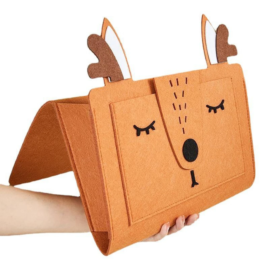 

Bedside bag, hanging organizer, multifunctional bedside cloth basket sofa bag storage books/glasses/mobile control