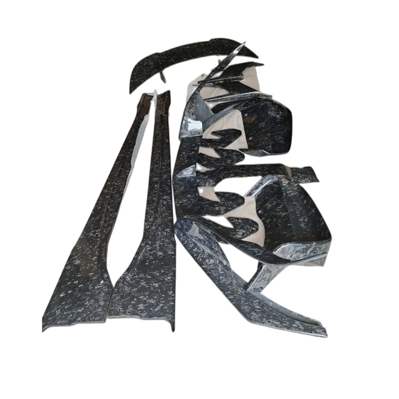 

Used for BMW I8 Body Kit TC Style Forged Carbon Fiber Front Lip Side Skirts Rear Diffuser Spoiler Body Kit