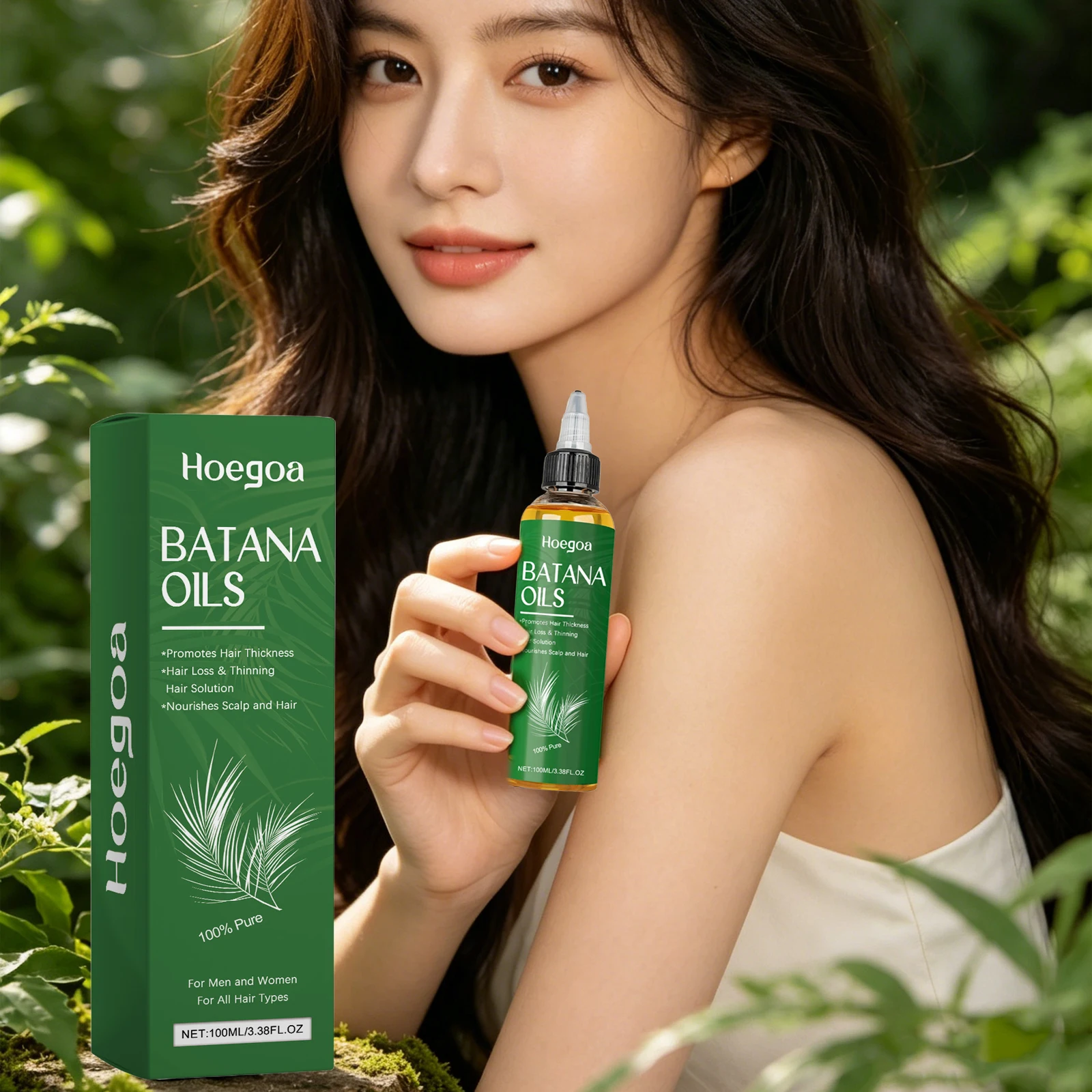

Natural Batana Oil Treating Hair Loss Repair Hair Root Provides Deep Nutrition Nourishing Strengthen Improve Split End Hair Care